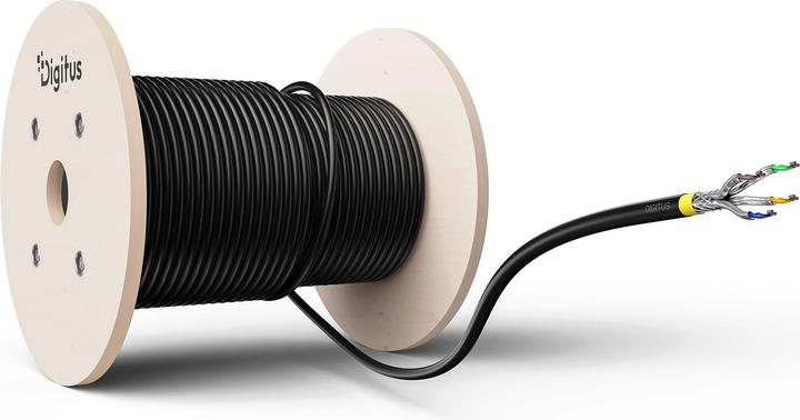 Produktbild Digitus CAT 7A S/FTP Datenkabel - Erdverlegekabel, 50 m Ring, Simplex, PE (CAT7a, 50 m)