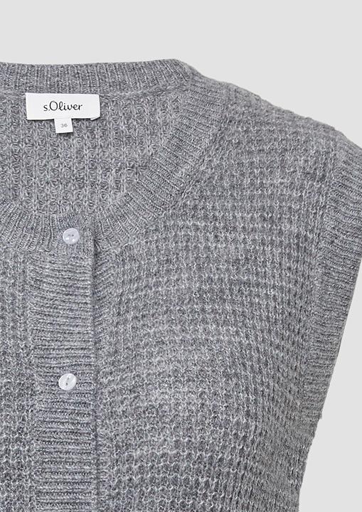 Produktbild s.Oliver Strickjacke Strickweste aus Alpakamix (42)