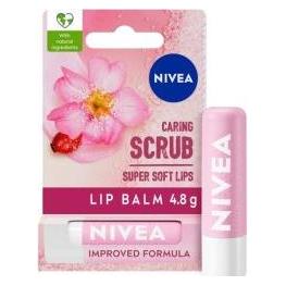 NIVEA Caring Scrub Lip Scrub Rosehip 4.8G (Lip Scrub, 4.80 g) (4005900686602)