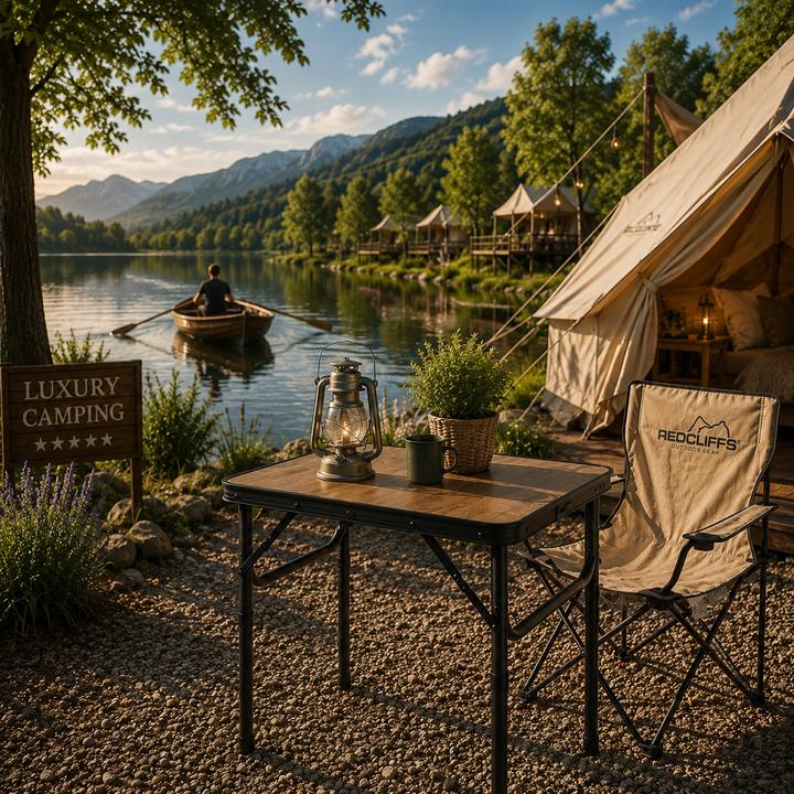 Produktbild Mojawo Campingtisch Outdoortisch Gartentisch klappbar Alu 60x45x26/56cm