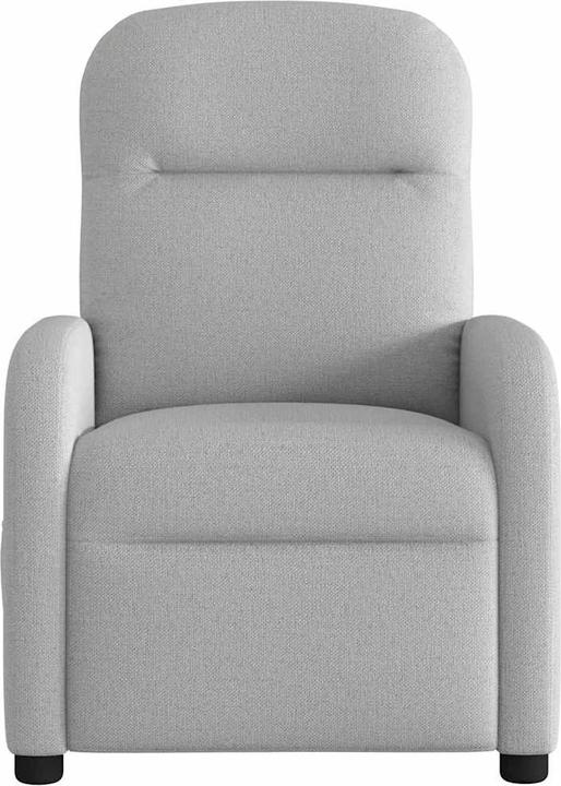 Actual product image VidaXL Massage chair cloud grey fabric