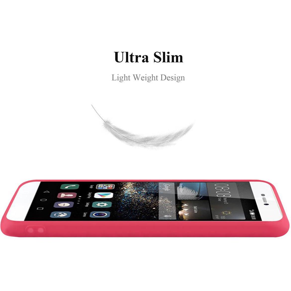 Thumbnail - Cadorabo TPU Candy Cover (Huawei P8), Smartphone Hülle, Rot