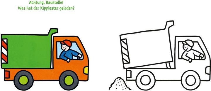 Produktbild Das dicke Kindergarten-Malbuch: Fahrzeuge