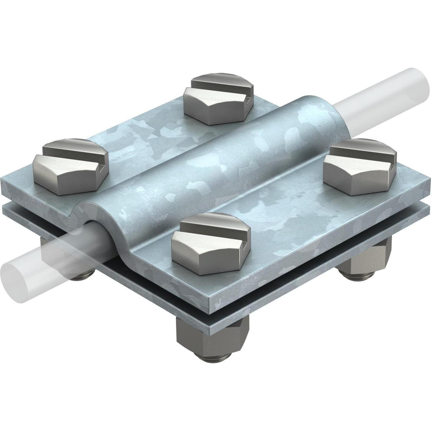 OBO Bettermann, Accessori per il passaggio dei cavi, Vertr Cross connettore 8-10xflat 252 8-10XFL30 FT