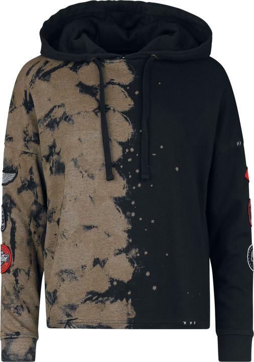 Produktbild Rock Rebel by EMP Hoody Spray Bleach Look (S)