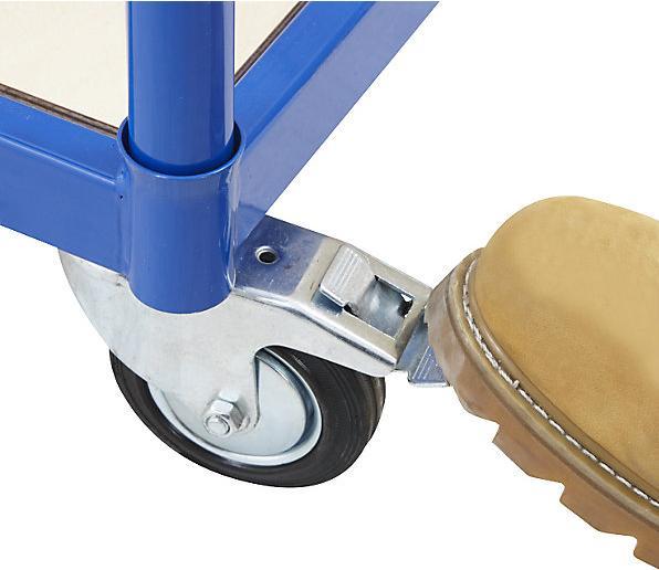 Image du produit eurokraft basic Chariot plate-forme, force 250 kg, L x l plate-forme 1050 x 475 mm. (250 kg)