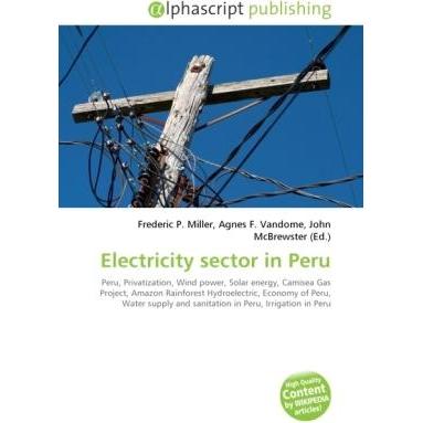 Thumbnail - Electricity sector in Peru, Fachbücher von Agnes F. Vandome, Frederic P. Miller, John McBrewster