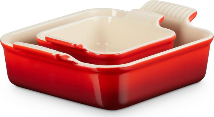 Produktbild Le Creuset Auflaufformen 2er Set Tradition 13/20 cm Kirschrot