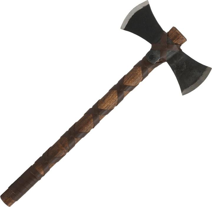 Haller Kleine Doppelaxt mit Lederwicklung