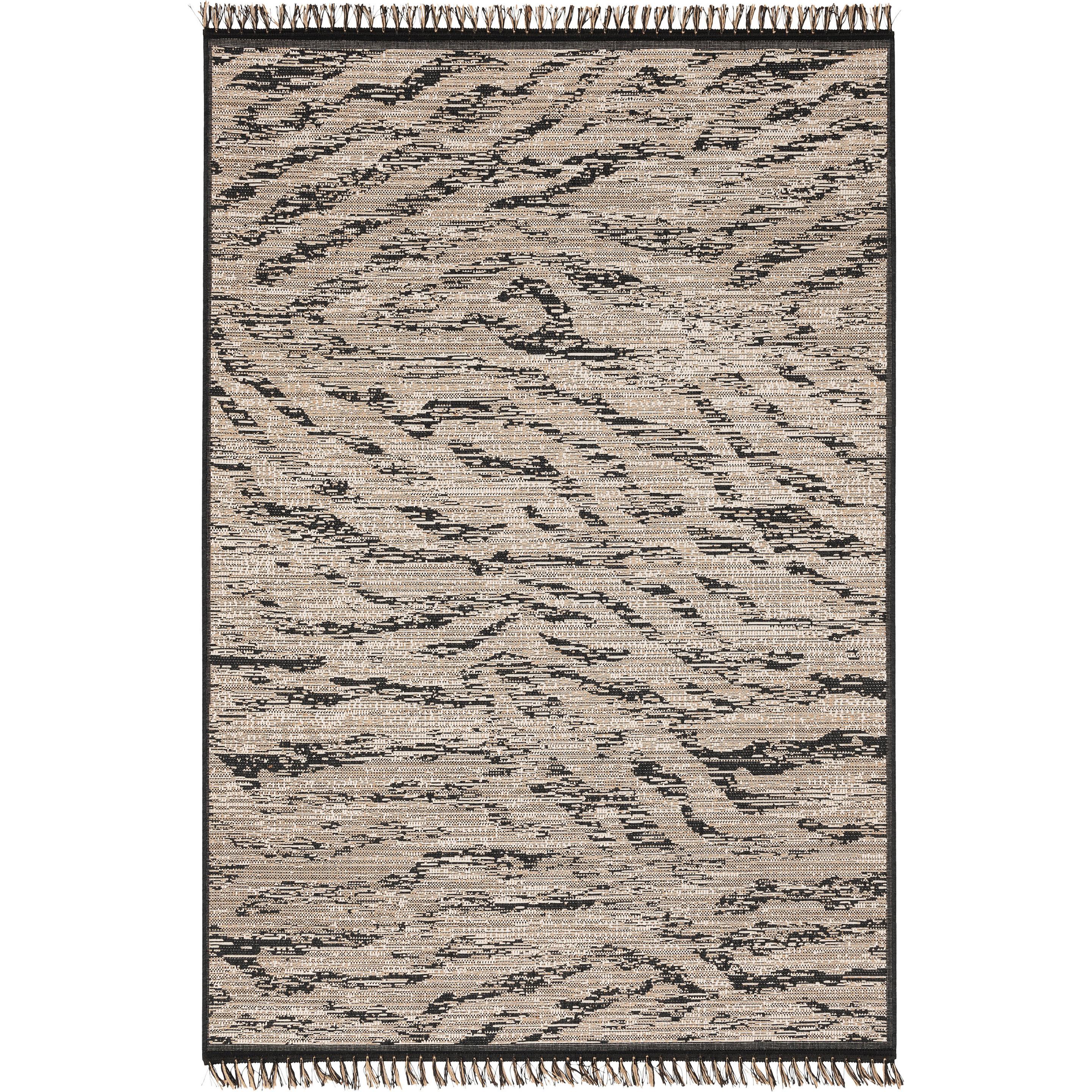 Pergamon, Teppich, Jute Natur Style Teppich Origin Animal Print (120 x 170 cm)