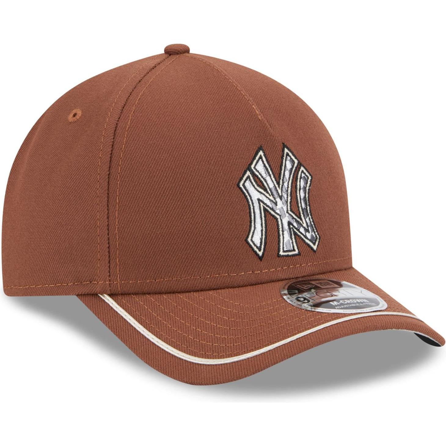 New Era, Herren, Cap, 9Forty M-Crown Cap - Motorsport New York Yankees, Braun