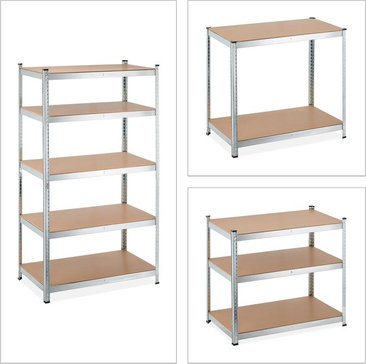 Actual product image Relaxdays Heavy duty shelf