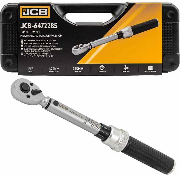 Actual product image JCB KLUCZ DYNAMOMETRYCZNY 1/4 1-25Nm (1/4", 1 Nm, 25 Nm)