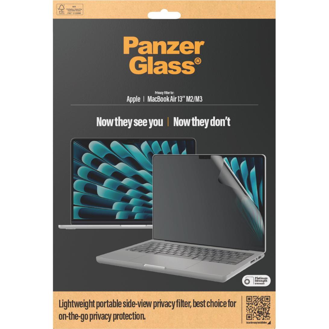 PanzerGlass  Privacy Screen Protector MacBook Air 13” (M2), Pellicola protettiva per notebook