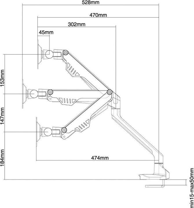Produktbild Neomounts FPMA-D750SILVER (Tisch, 32")