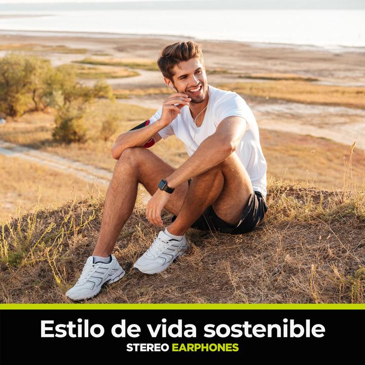 Actual product image Muvit Kopfhörer for Change E57 Weiss (NC, Cable)