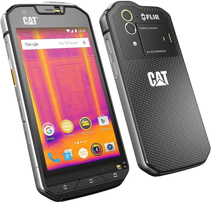 Image du produit Cat S60 (32 Go, Noir/Argent, 4.70", Double SIM hybride, 4G)