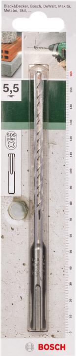 Produktbild Bosch Zubehör Hammerbohrer SDS plus D= 5,5 mm L= 160 mm (5.5 mm)