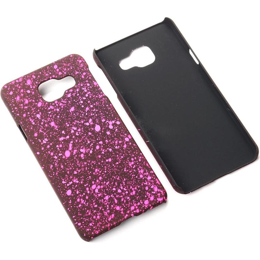 König Design Handy Hülle Schutz Case Bumper Etuis für Samsung Galaxy A3 2016 3D Sterne Pink (Samsung Galaxy A3 (2016)), ...