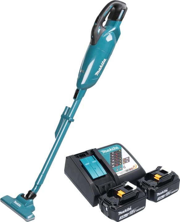 Makita DCL 283 FRF Akku Staubsauger 18 V 0,73 l Brushless + 2x Akku 3,0 Ah + Ladegerät