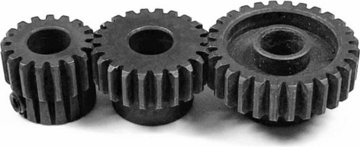 Actual product image Absima motor pinion 17 teeth / module 0.6 / 3.2mm bore / steel