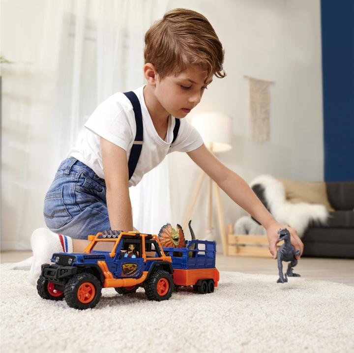 Immagine prodotto Dickie Set gioco Dino Jeep con rimorchio
