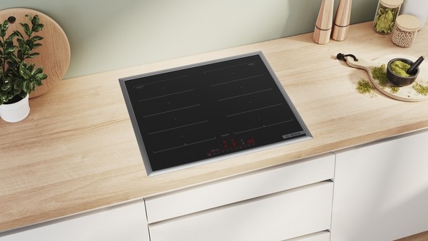 Actual product image Bosch Hausgeräte Bosch Series 6, Induction hob, 60 cm, Black, With frame on top, PXX645HC1M
