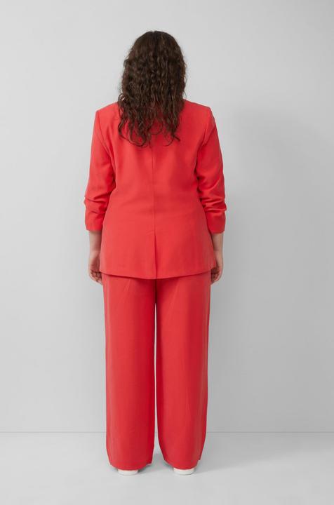 Actual product image S.Oliver Indoor-Jacke Langer Blazer aus Viskosemix mit Raff-Detail am Ärmel (52)