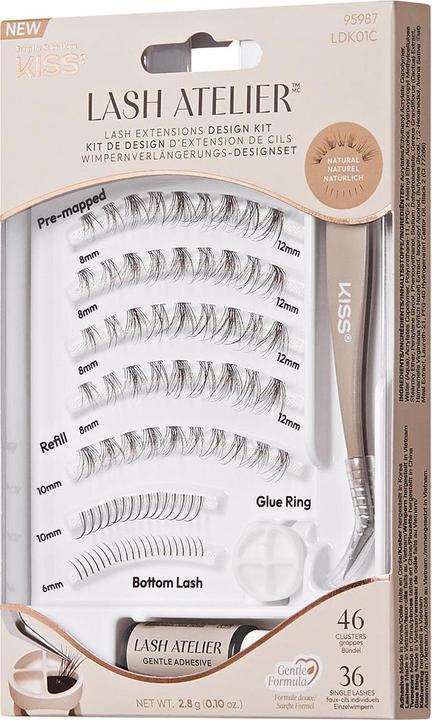 Produktbild KISS Lash Atelier Design 01 False Eyelash Set (Künstliche Wimpern)