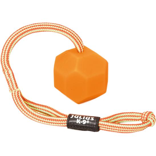Balle IDC fluorescente orange fluo Ø 60 mm avec poignée