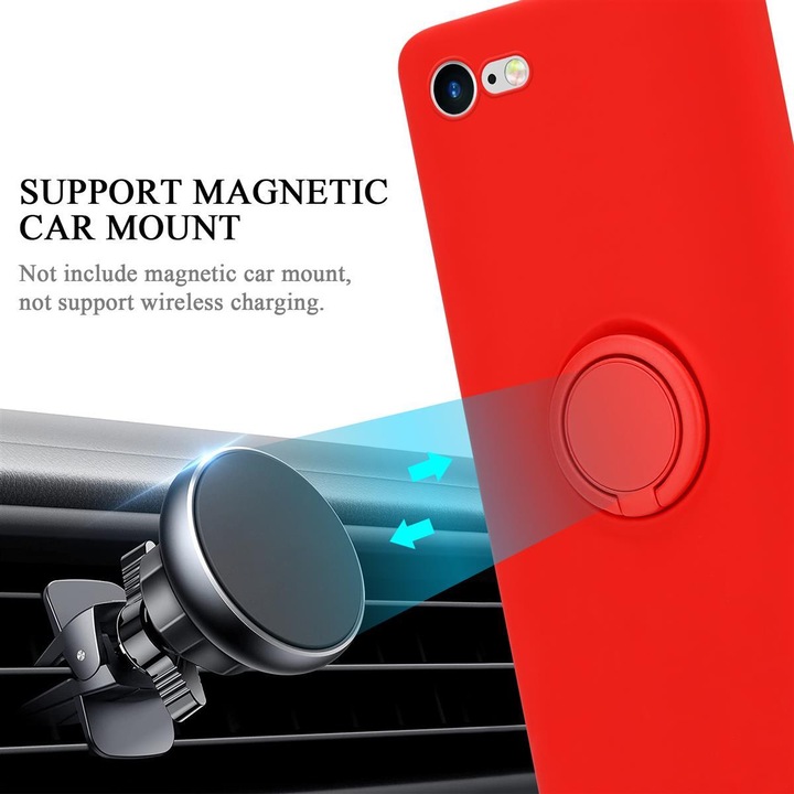 Produktbild Cadorabo TPU Liquid Ring Silicone Case Hülle (Apple iPhone 7, Apple iPhone SE (2nd Gen))