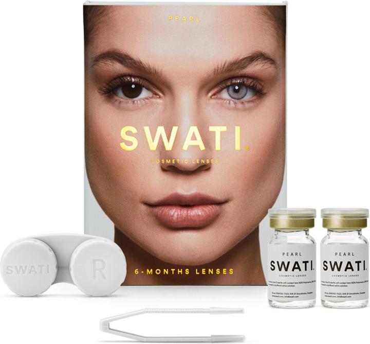 Produktbild Swati Coloured Contact Lenses 6 Months - Pearl (Pearl)