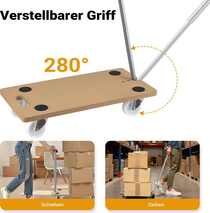 Produktbild Wiltec Transportroller (200 kg, 1)