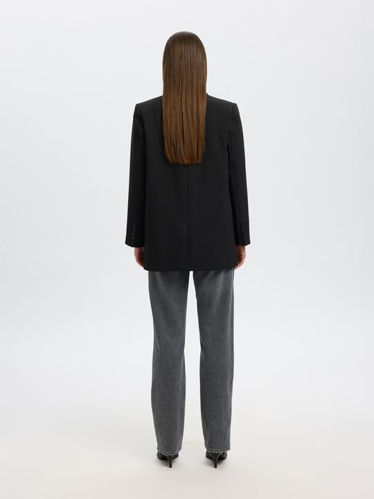 Image du produit Selected Femme Long blazer à une rangée de boutons (40)
