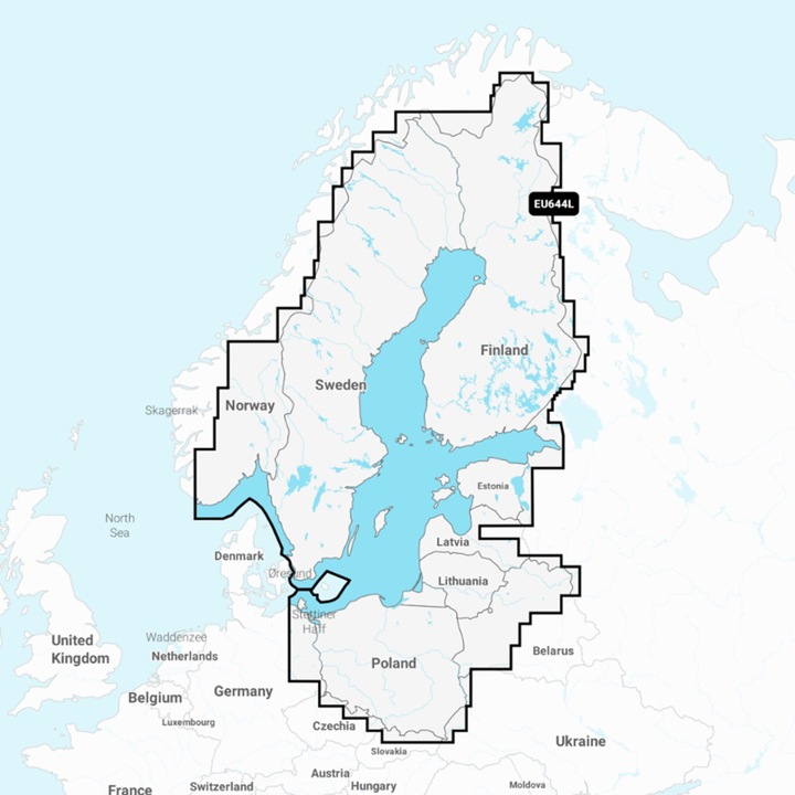 Produktbild Navionics Gold XL9: 44XG östliche Ostsee