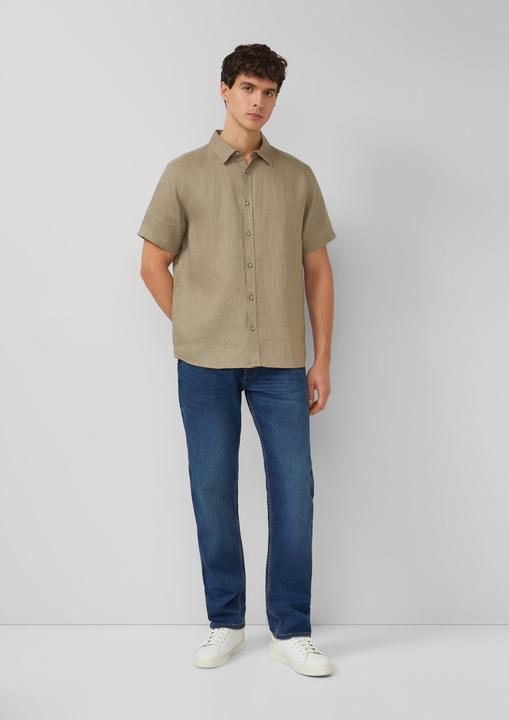 Immagine prodotto s.Oliver Regular Fit: Leichtes Leinenhemd mit Kentkragen (M)