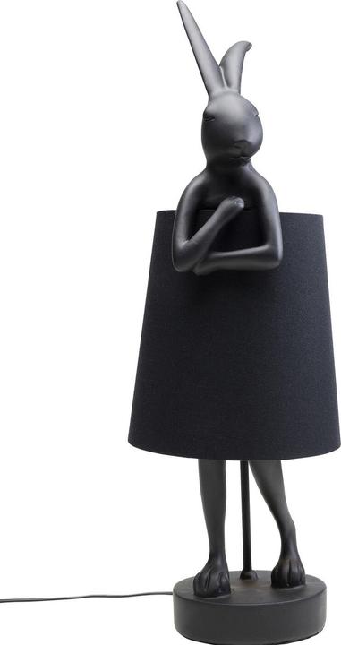 Image du produit Kare Design Lampe de table Animal Rabbit Noir mat 68cm (E14)