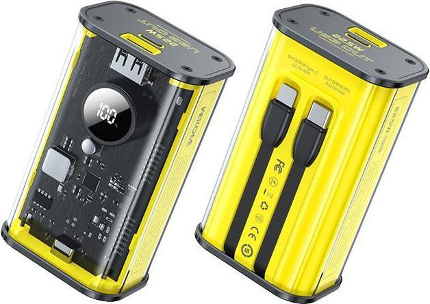 Wekome Powerbank 10000mAh Vanguard Serie 20W (10000 mAh, 20 W)