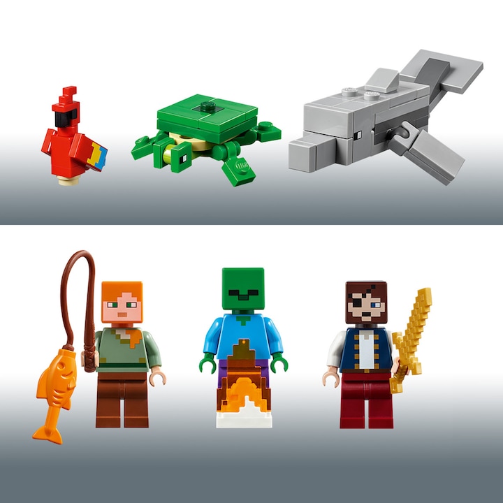 Produktbild LEGO Das Piratenschiff-Abenteuer (21152, LEGO Minecraft)
