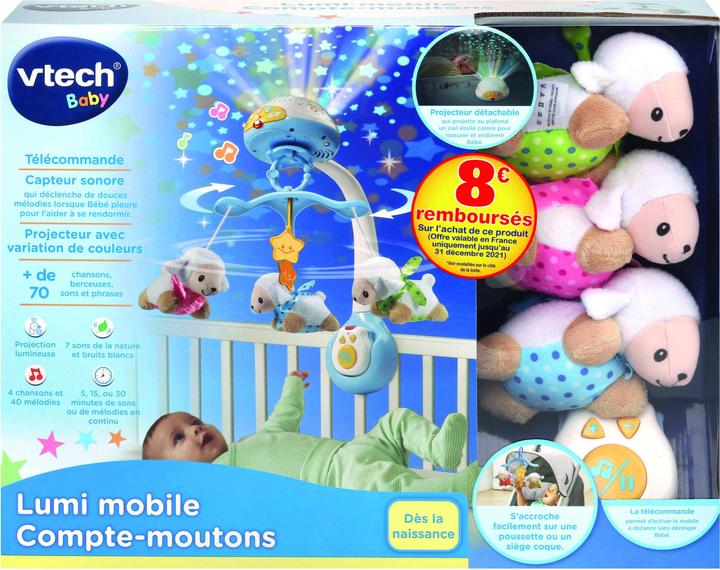 Actual product image VTech Lumi mobile moutons