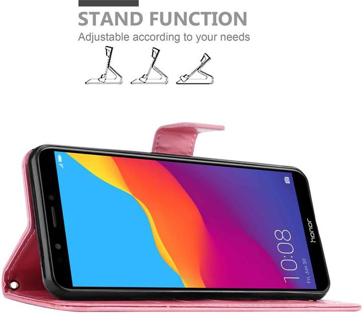 Produktbild Cadorabo Flower Book Cover (Honor 7c)