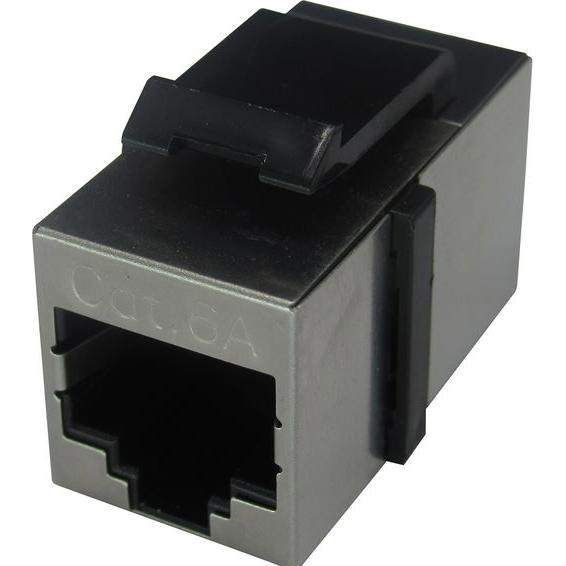 RND Electronics Adapter, RJ45-Buchse - RJ45-Buchse, Gerade (CAT6a, 0.03 m), Netzwerkkabel