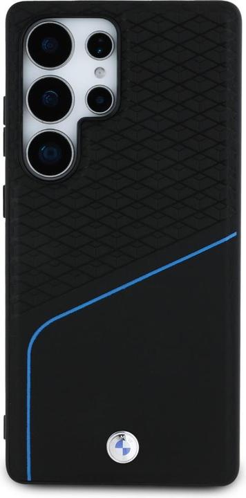 Image du produit BMW Leather Textured and Smooth MagSafe case for Samsung Galaxy S25 Ultra - black (Samsung Galaxy S25 Ultra)