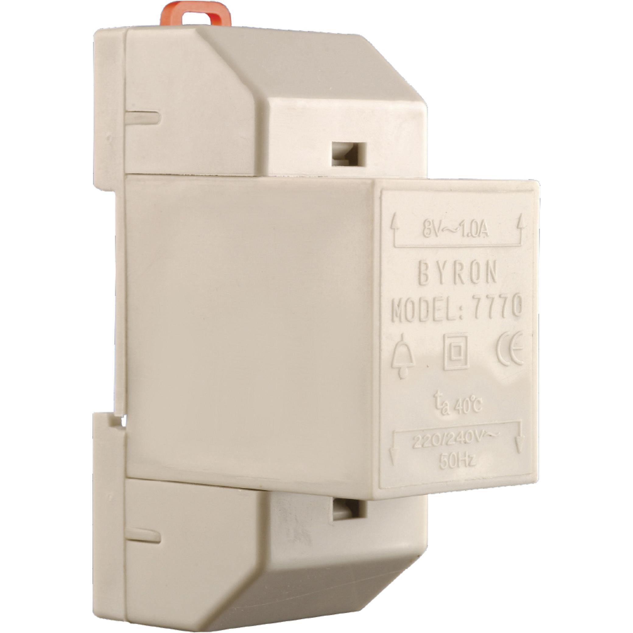 Byron, Zubehör Gebäudesicherheit, 7770 Transformator 8v 1AMP 7770