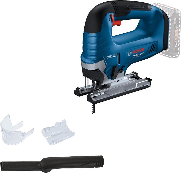 Zuigset, 1 x decoupeerzaagblad T 144 D, GST 18V-125 B, Snelheid voor hout, Chipbescherming, zonder batterij
