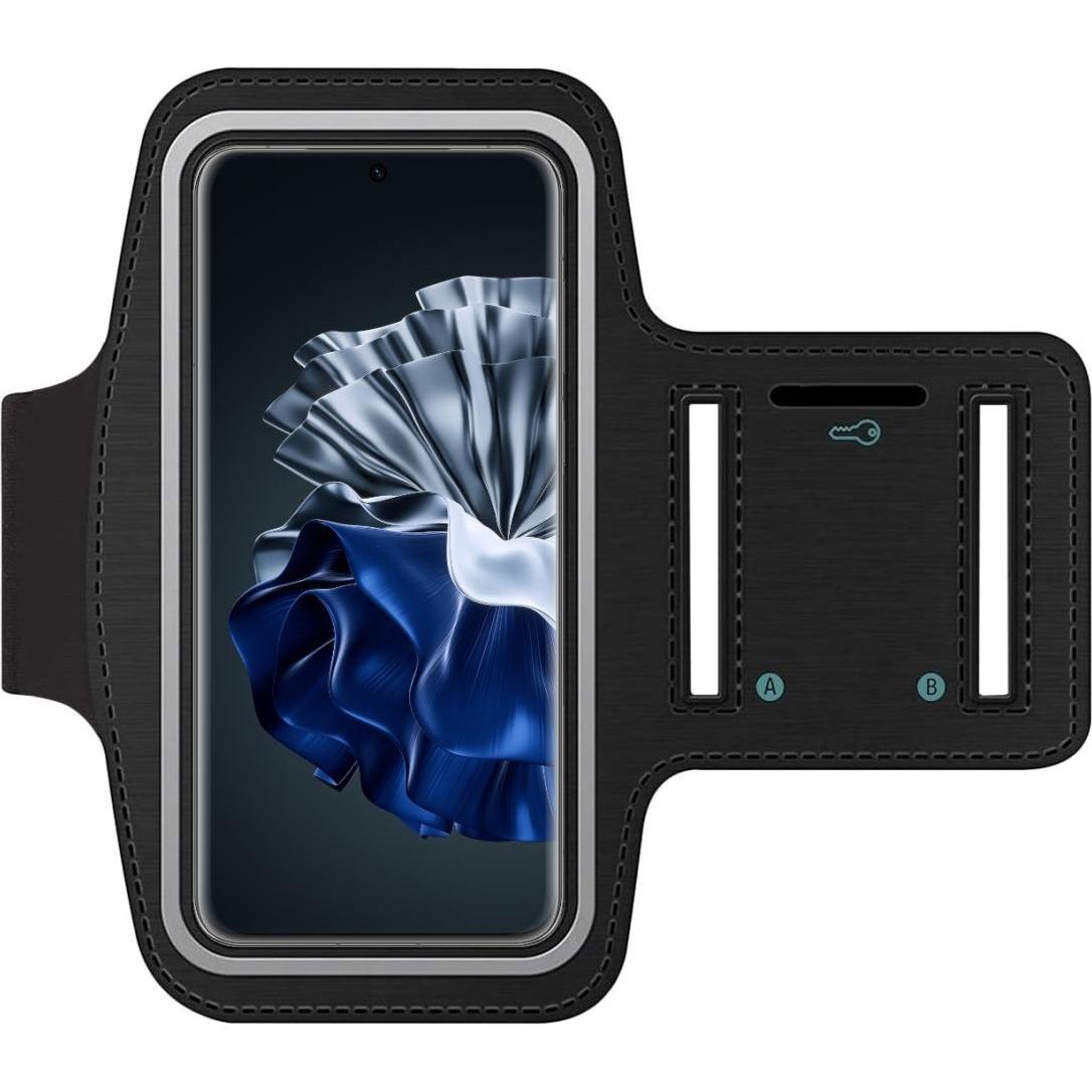 Thumbnail - SmartFitness Huawei P60 Pro Handy Sport Armband, Smartphone Sportarmband, Schwarz
