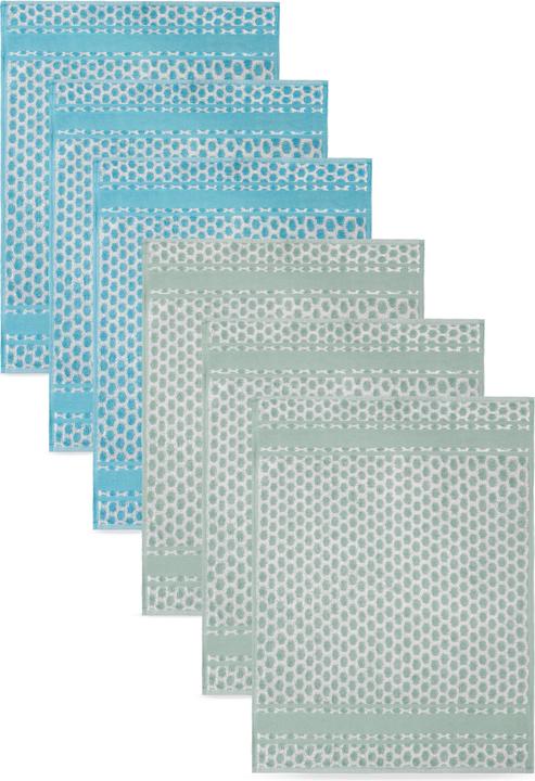 Aspero 6 Terry Cotton Tea Towels (50 x 70 cm)