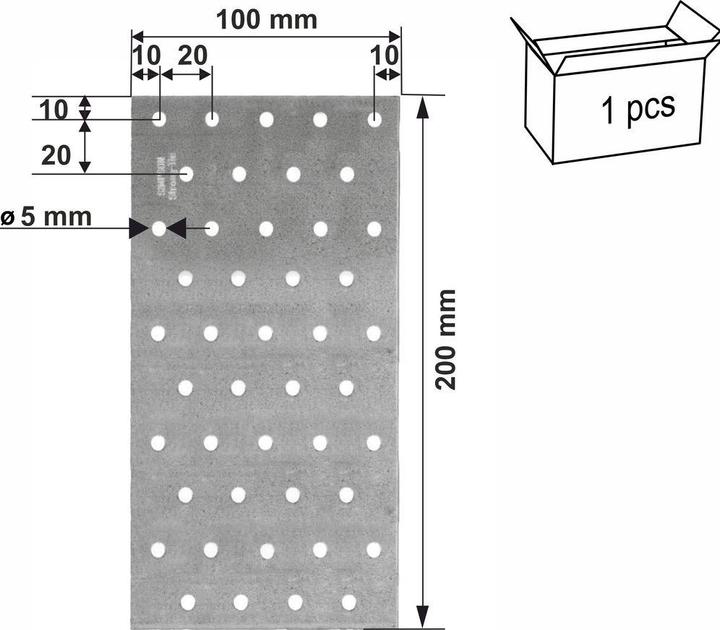 Image du produit Simpson Sst Plaque perforée (1 pcs)