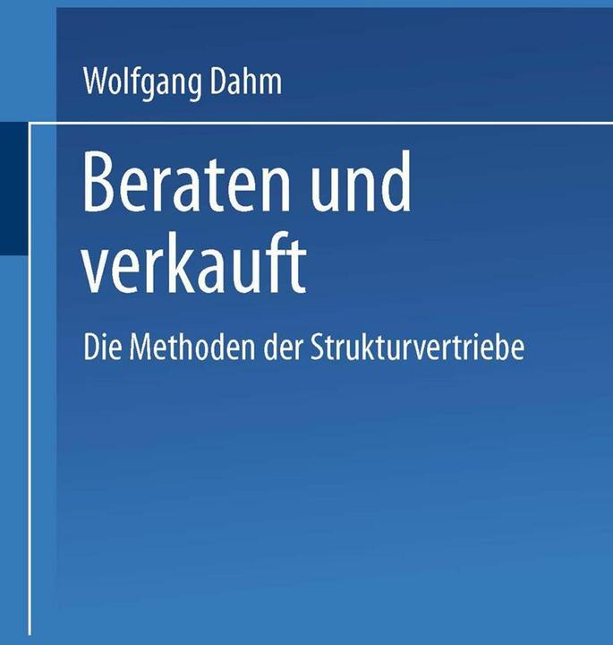 Produktbild Beraten und Verkauft (Deutsch, 1996)