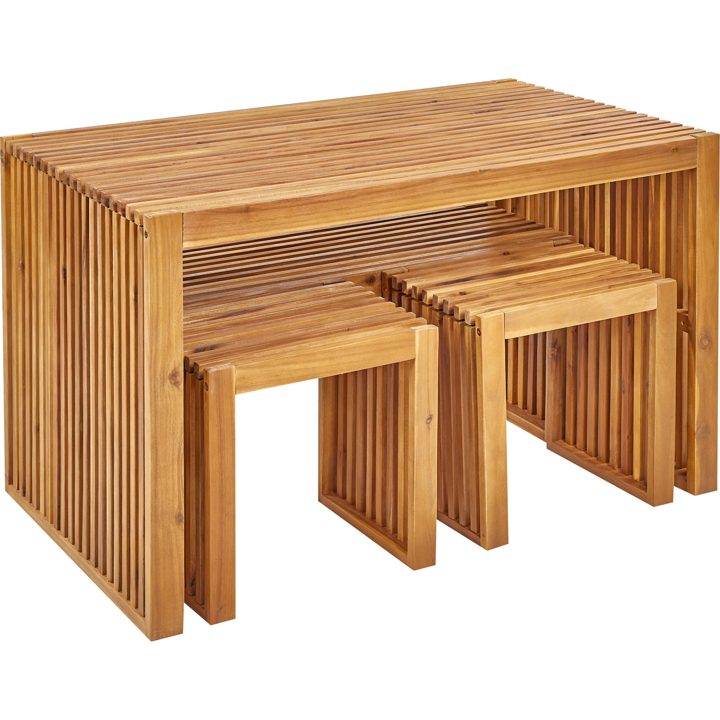 Beliani, Gartentisch + Balkontisch, Bellano (120 cm)